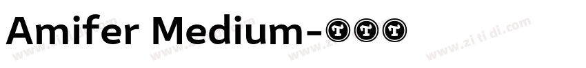 Amifer Medium字体转换